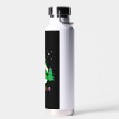 Bigfoot Yeti Sasquatch Kerstmis Geloof Kerstmis Waterfles (Links)