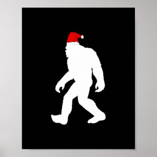 Bigfoot yeti sasquatch lelijke kerst trui t-shirt poster