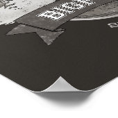 Bigfoot Yeti. Sasquatch. Retro, . Poster (Hoek)