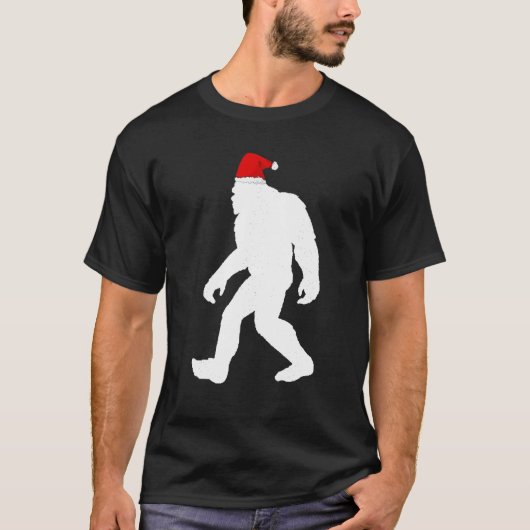Bigfoot Yeti Sasquatch Ugly KerstSweater T-shirt (Voorkant)