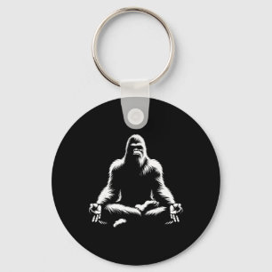 Bigfoot Yoga Houden Sasquatch Meditatie  Sleutelhanger