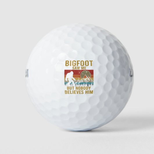 Bigfoot zag me golfballen (Voorkant)