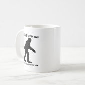 Bigfoot Zag Me Grappig Mokkel Koffiemok (Voorkant links)