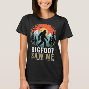 Bigfoot Zag Me Maar Niemand Gelooft Hem Humor Grap T-shirt
