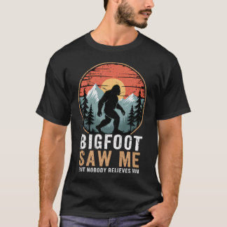 Bigfoot Zag Me Maar Niemand Gelooft Hem Humor T-shirt