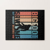 Bigfoot zag me maar niemand gelooft hem legpuzzel (Horizontaal)