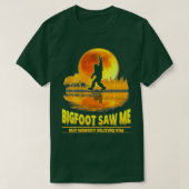 Bigfoot zag me maar niemand gelooft hem Sasquatch T-shirt (Design voorkant)