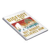 Bigfoot zag me notitieboek (Rechterzijde)