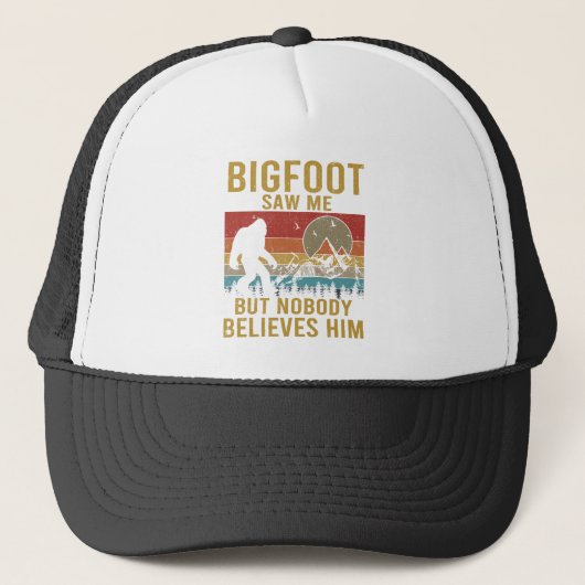 Bigfoot zag me trucker pet (Voorkant)