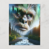 Bigfoot zegt gewoon hallo briefkaart (Voorkant)