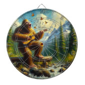 Bigfoot zingen dartbord (Voorkant)