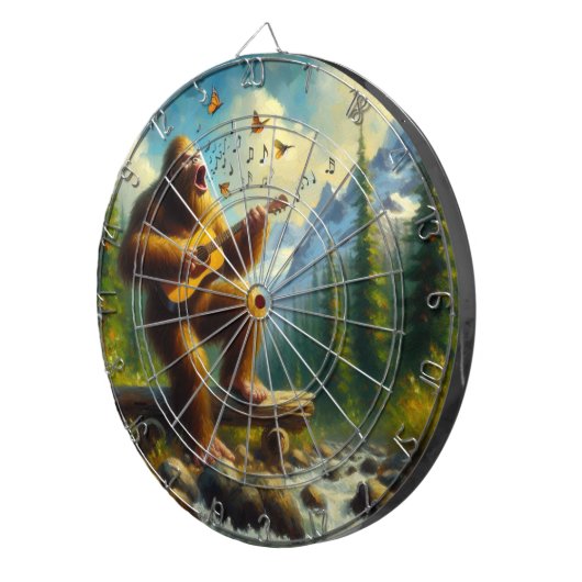 Bigfoot zingen dartbord (Voorkant Rechts)