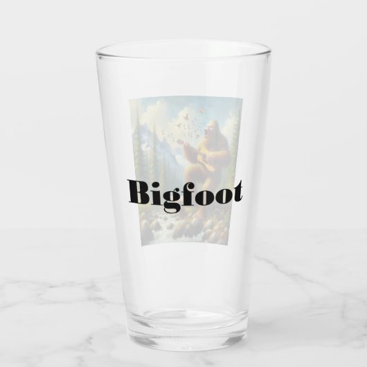 Bigfoot zingen glas (Achterkant)
