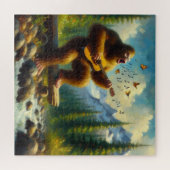 Bigfoot zingen legpuzzel (Horizontaal)
