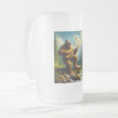 Bigfoot zingen matglas bierpul (Voorkant links)