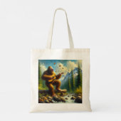 Bigfoot zingen tote bag (Achterkant)