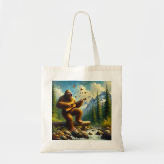 Bigfoot zingen tote bag (Voorkant)