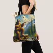 Bigfoot zingen tote bag (Dichtbij)