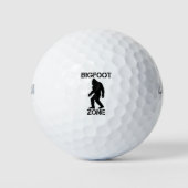 Bigfoot Zone Funny Bigfoot Golfballen (Voorkant)