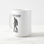 Bigfoot Zone Grappige Bigfoot Koffiemok (Voorkant links)
