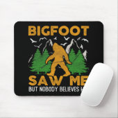 Bigfoot Zw me Sasquatch Muismat (Met muis)