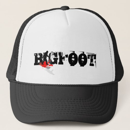 Bigfoot * zwarte logo" trucker pet (Voorkant)