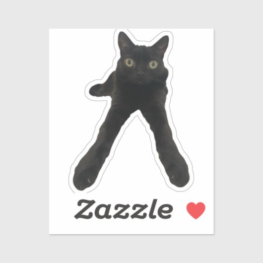 bigFootjinx-kat Sticker (Vel)