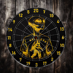 Bigfoot's favoriete bord: gooi het onbekende uit dartbord