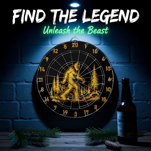 Bigfoot's favoriete spel: Dart en Zoeken Dartbord