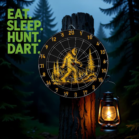 Bigfoot's favoriete spel: Dart en Zoeken Dartbord