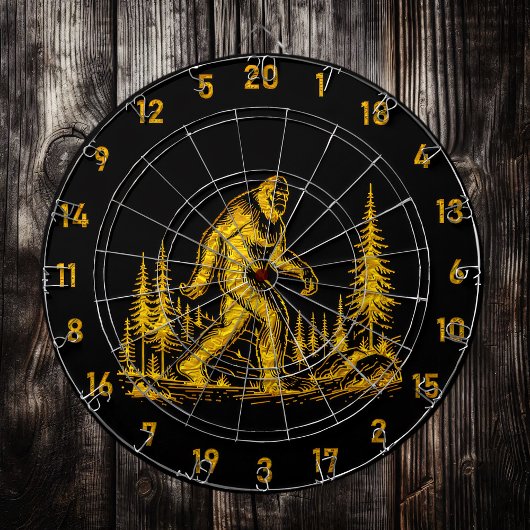 Bigfoot's favoriete spel: Dart en Zoeken Dartbord