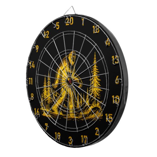 Bigfoot's favoriete spel: Dart en Zoeken Dartbord (Voorkant Rechts)