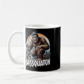 Bigfoots Funny Vist cadeaus voor mannen Bquatch B  Koffiemok (Links)
