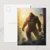 Bigfoots in het Briefkaart Forrest (Voorkant / Achterkant)