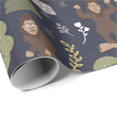 Bigfoot's Midnight Forest Adventure Cadeaupapier (Rol Hoek)