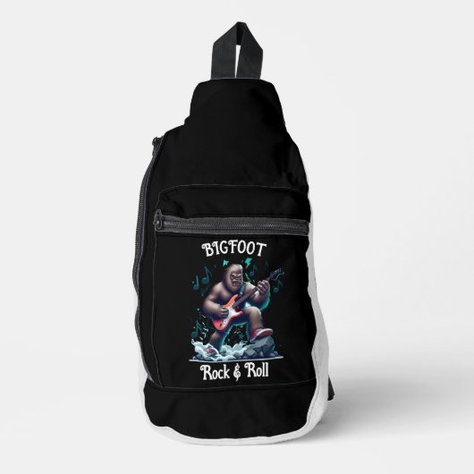 Bigfoots Midnight Rock Concert Sling Bag (Voorkant)
