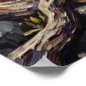 Bigfoot's Mountain Pass: een beschermende greep Poster (Hoek)