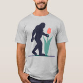 Bigfoot's Paasbloei: grappige fantasie T-shirt (Voorkant)