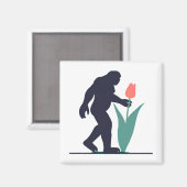 Bigfoot's Paasbloei: grappige fantasiemagnet Magneet (Voorkant / Achterkant)