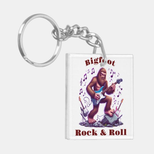 Bigfoots Rock & Roll Sleutelhanger (Voorkant Links)
