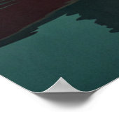 Bigfoot's Serene Vist Retreat: Mystical Lake Poster (Hoek)