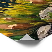 Bigfoot's Valley Serenade: een zachte aanraking Poster (Hoek)