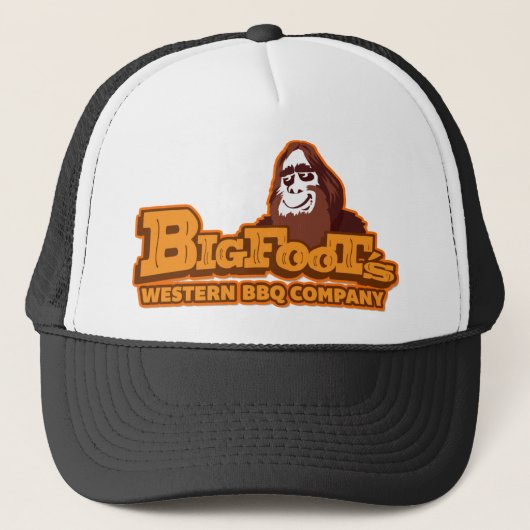 Bigfoot's Westerne BBQ Co. Trucker Hat Pet (Voorkant)
