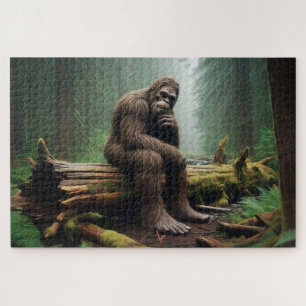 Bigfoot's Woodland Throne, Bigfoot diep in gedacht Legpuzzel