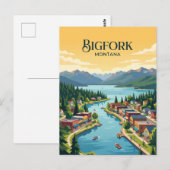 Bigfork, Montana Briefkaart (Voorkant / Achterkant)