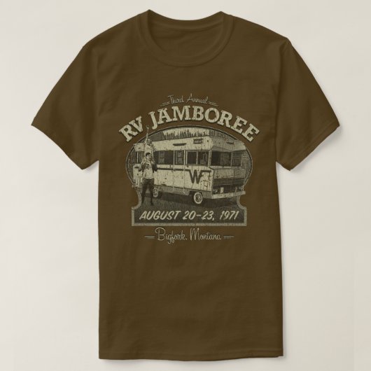 Bigfork RV Jamboree T-shirt (Design voorkant)