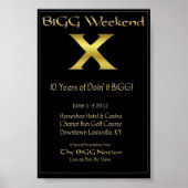 BiGG Weekend X Poster 4"x6" (Voorkant)