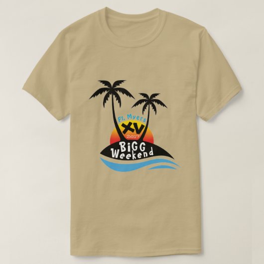 BiGG Weekend XV T-Shirt - 15 Pool Ball (Design voorkant)