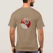BiGG Weekend XV T-Shirt - 15 Pool Ball (Achterkant)