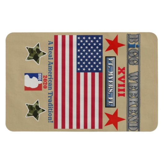 BiGG Weekend XVIII American Magnet Magneet (Horizontaal)